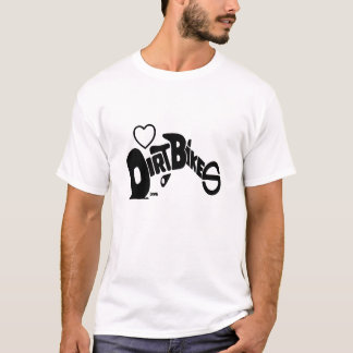 T-SHIRT SILHOUETTES DE DIRTBIKES