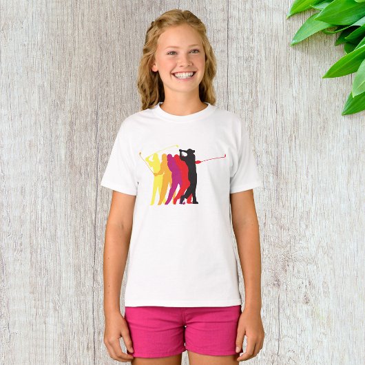 T-shirt Silhouettes de Golfer