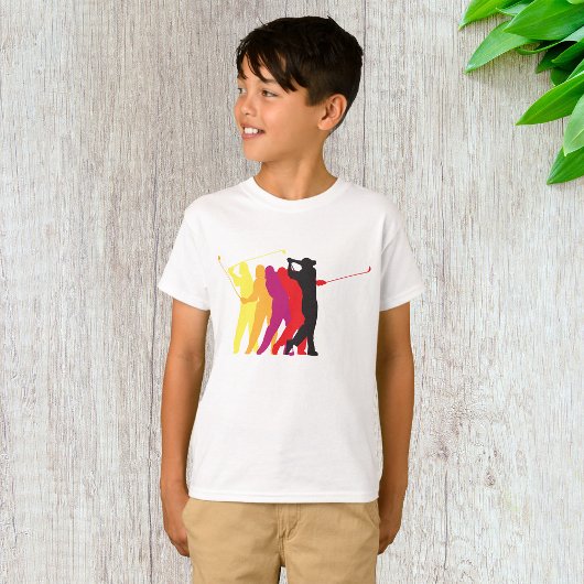 T-shirt Silhouettes de Golfer