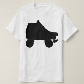 T-shirt silhouettes de patin de rouleau