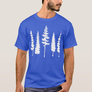 T-shirt Silhouettes des pins