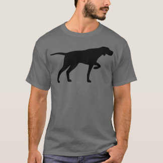 T-shirt Silhouettes Pointer Dog