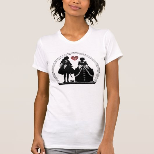T-shirt Silhouettes Romance (Devant)