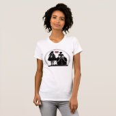 T-shirt Silhouettes Romance (Devant entier)