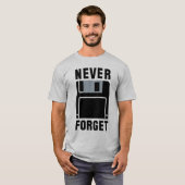 T-shirt Silicon Valley - Never Forget (Chemise d'Erlich) (Devant entier)
