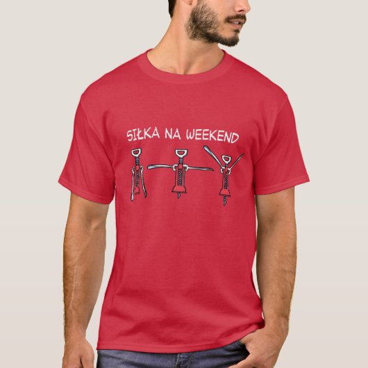 T-shirt Silka na Weekend (ciemny) (Devant)
