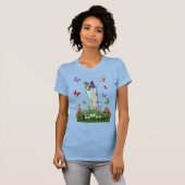 T-shirt Silken Windhound Patch de Fleurs (Devant entier)