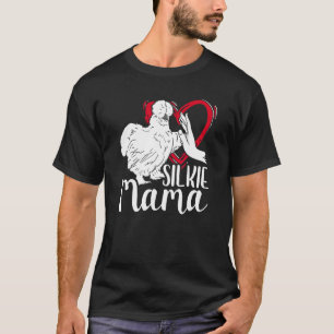 T-shirt Silkie Mama Soie Poulet Mère Agricole Poulet soyeu