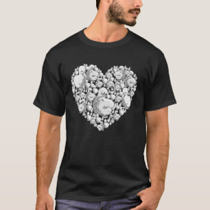 T-shirt Silkie Poulets Coeur Volaille Silkies Poulet Silky