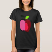 T-shirt silly Apple vegetarian (Devant)