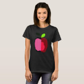 T-shirt silly Apple vegetarian (Devant entier)