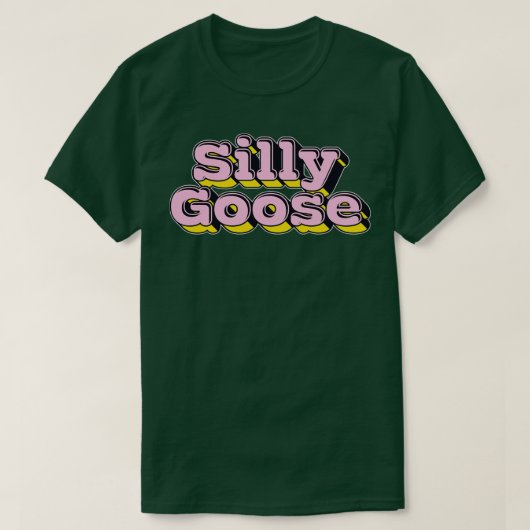 T-shirt Silly Goose Retro Mème Lover Design (Design devant)