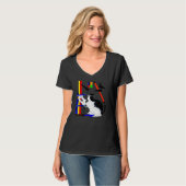 T-shirt Silly kitten humorous cat meme 1 (Devant entier)