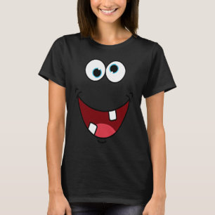 T-shirt Silly Monster Caractère visage Easy Halloween Cost