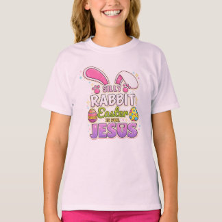 T-shirt Silly Rabbit Pâques est pour Jésus Christian Easte