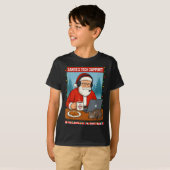 T-shirt Silly Santa Rebooting s Support Tech (Devant entier)