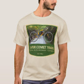 T-shirt Silver Comet Trail (vélo2) (Devant)