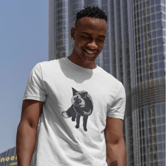 T-shirt Silver Fox réaliste