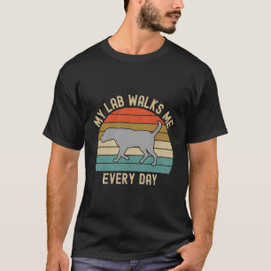 T-shirt Silver Lab Maman Papa Mon Labrador Retriever me ma