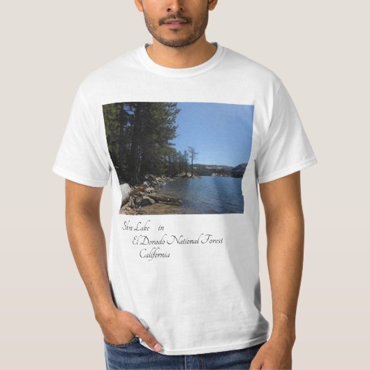 T-shirt Silver Lake dans la forêt nationale d'El Dorado à (Devant)