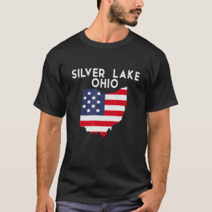 T-shirt Silver Lake Ohio USA State America Travel Ohioan