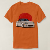 T-shirt Silver Mazda Miata NB (Design devant)