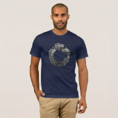T-shirt Silver Quetzalcoatl (Devant entier)