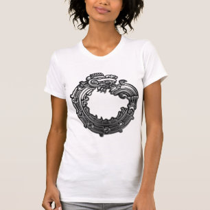 T-shirt Silver Quetzalcoatl
