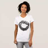 T-shirt Silver Quetzalcoatl (Devant entier)
