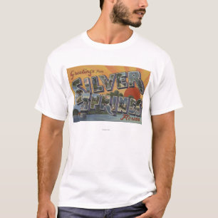 T-shirt Silver Springs, la Floride - grandes scènes 2 de