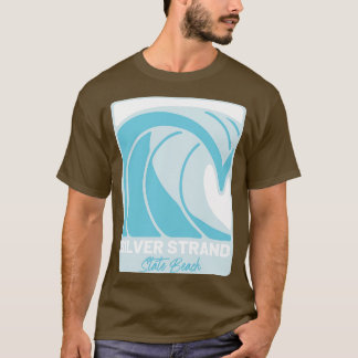 T-shirt Silver Strand State Beach Californie Atlantique Oc