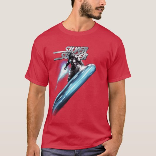 T-shirt Silver Surfer ami drôle (Devant)