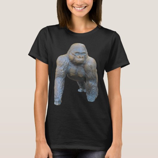 T-shirt Silverback Gorilla Argent Back Primate Ape 7 (Devant)