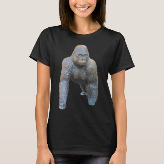 T-shirt Silverback Gorilla Argent Back Primate Ape 7 (Devant)
