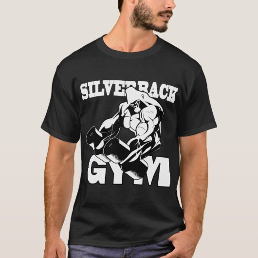 T-shirt Silverback Gym Silverback Bodybuilding Gym lovers  (Devant)
