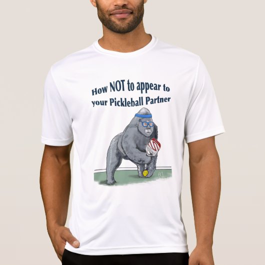 T-shirt Silverback Pickleball (Devant)