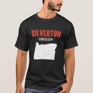T-shirt Silverton Oregon USA State America Travel Oregonia