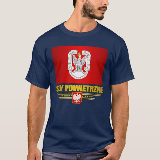 T-shirt Sily Powietrzne (Force aérienne polonaise) (Devant)
