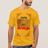 T-shirt SimmiFashion art pas guerre (Devant)