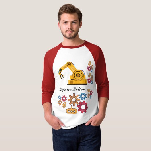 T-shirt SimmiMode vie en mouvement (Devant entier)