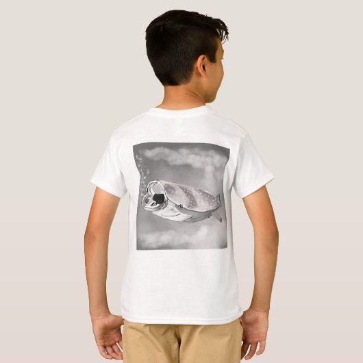 T-shirt Simon The Whale Shark (Dos entier)