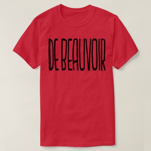 T-shirt Simone de Beauvoir (Design devant)