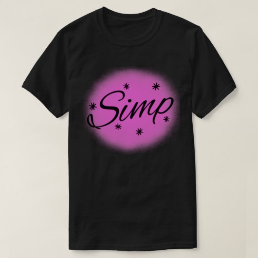 T-shirt Simp Airbrush nival Circus Fair 2000s y2k Funny (Design devant)
