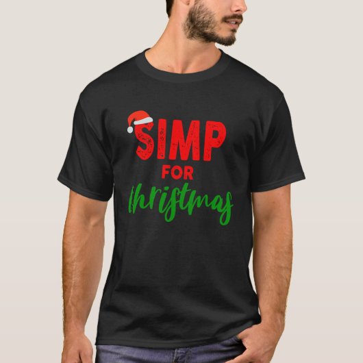 T-shirt SIMP pour Noël SIMP Noël Père Noël Simp Nat (Devant)