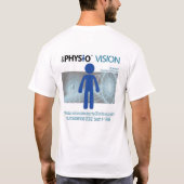 T-shirt simPHYSIO : Conception 2 de vision (Dos)