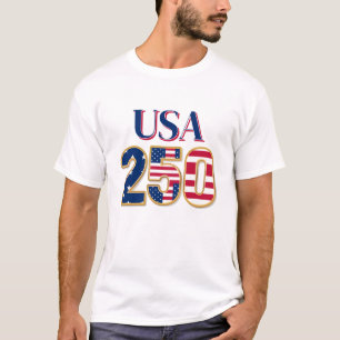 T-shirt Simple 250e anniversaire de l'Amérique