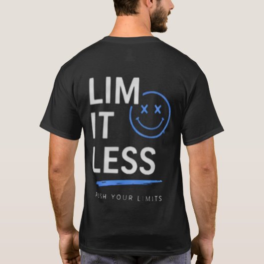 T-Shirt Simple à Esthétique Textuelle | Restez Con (Dos)