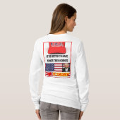T-shirt simple à manches longues Trump Lover (Dos entier)