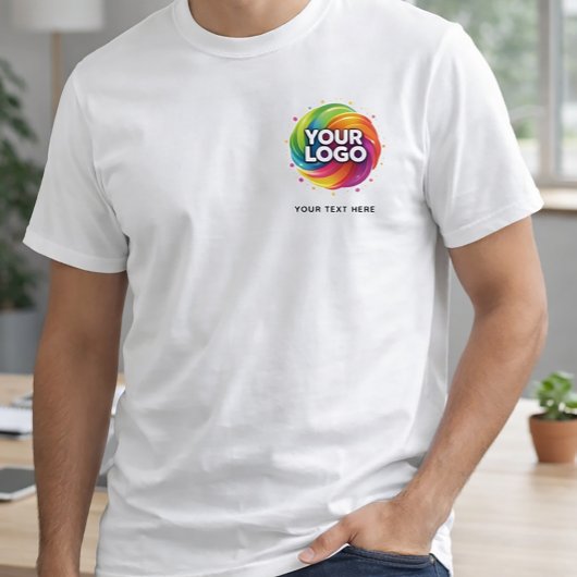T-shirt Simple Add Your Logo and Text Business
