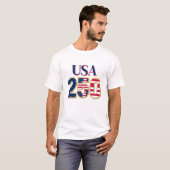 T-shirt Simple America's 250th Anniversary (Devant entier)